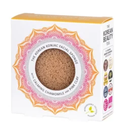 Eponge Konjac Camomille & Argile Rose - Peau Sensible